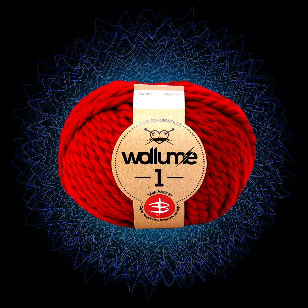 Wollume1 Pure Virgin Wool – Red