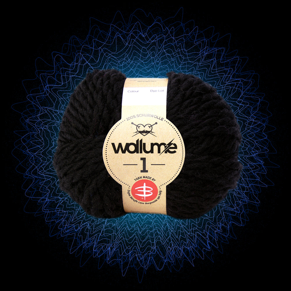 Wollume1 Pure Virgin Wool – Black